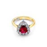 Ruby & Diamond Ring - Dracakis Jewellers